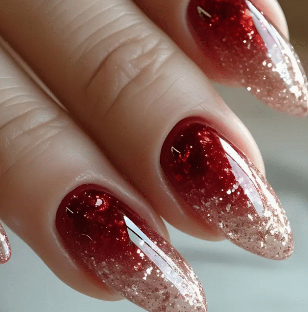 French Glitter - Red